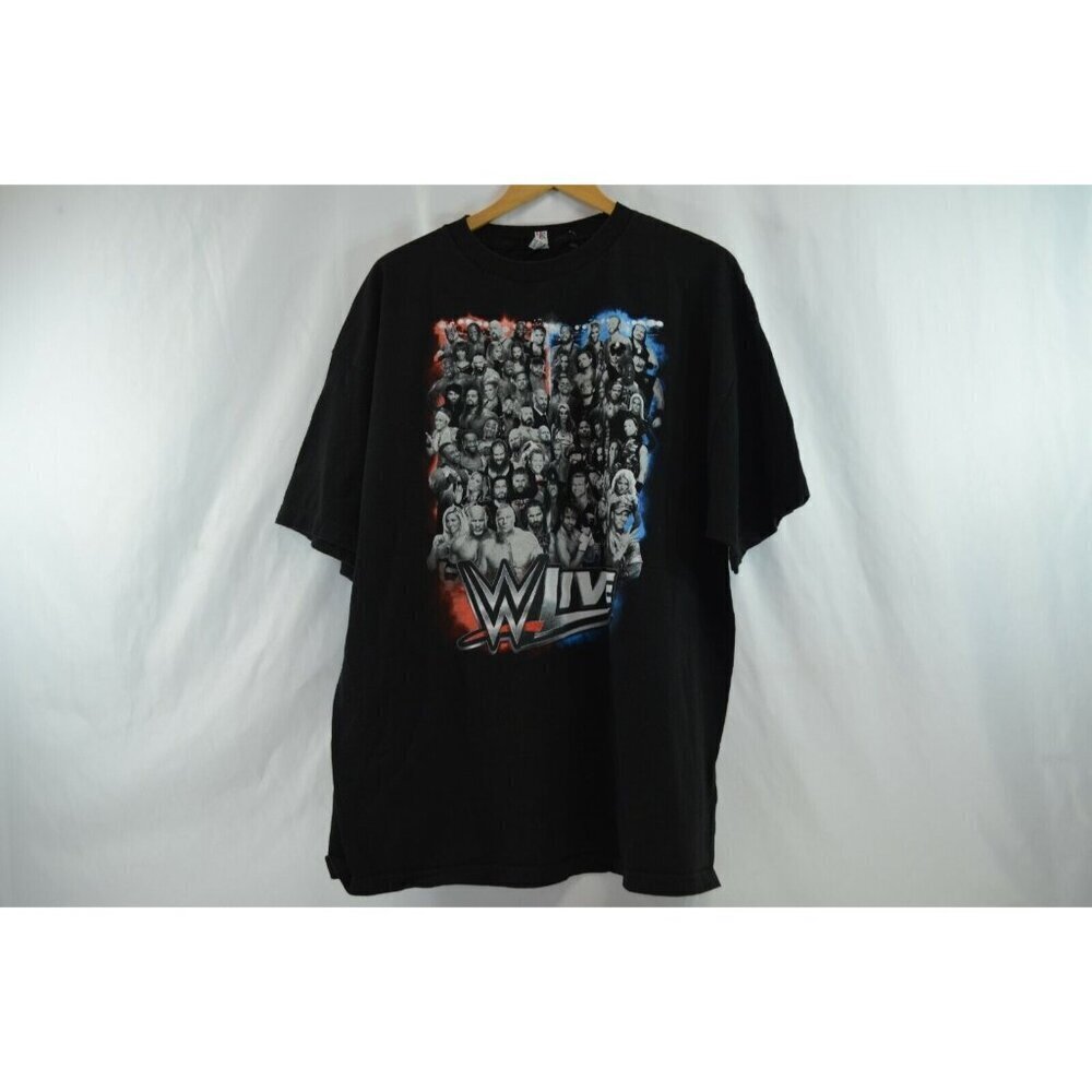 WWE Live Canada Tour T-Shirt 2017 Graphic Logo AlStyle Mens 2XL 100% Cotton